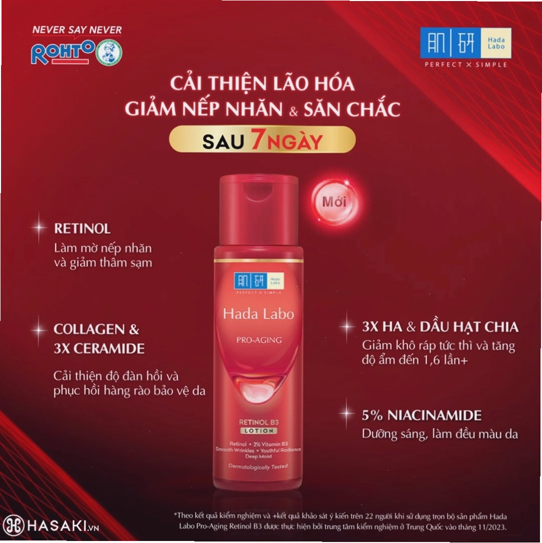 Dung dịch Hada Labo dưỡng sáng ngừa lão hóa