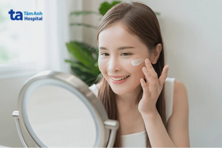 Dưỡng ẩm đầy đủ là bước quan trọng sau khi peel da