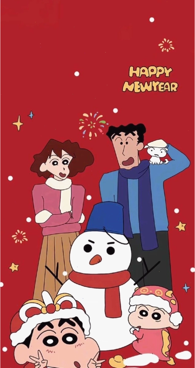 Gia đình anime đón Tết