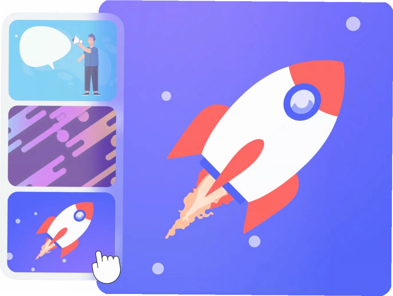Giao diện Animation Maker của VEED.IO với nhiều mẫu hoạt hình