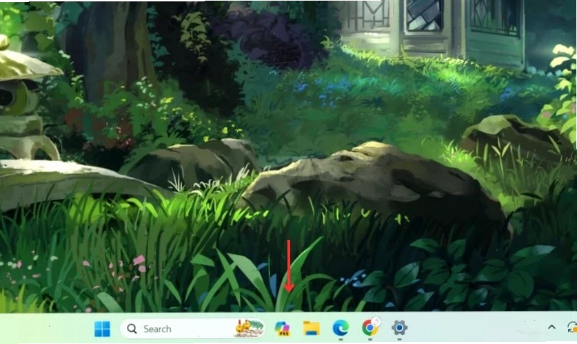 Giao diện taskbar trong suốt trên Windows 10