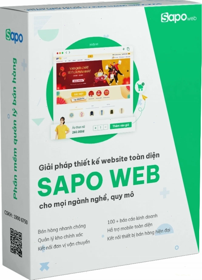 Giao diện thiết kế website trên Canva với các yếu tố đồ họa