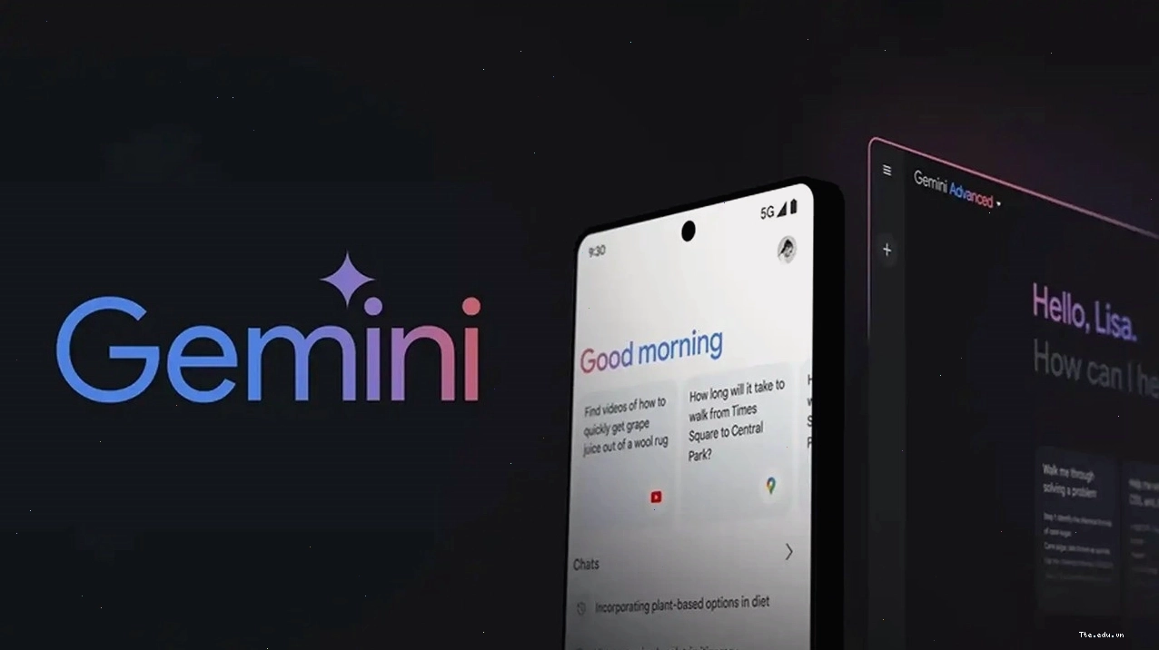 Giao diện ứng dụng Google Gemini trên điện thoại