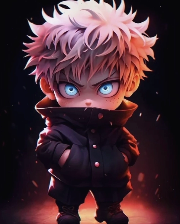 Hình ảnh anime Sukuna 3D với phong cách ngầu và bí ẩn