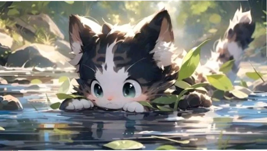 Hình nền máy tính Anime 3D với nhân vật nữ mạnh mẽ