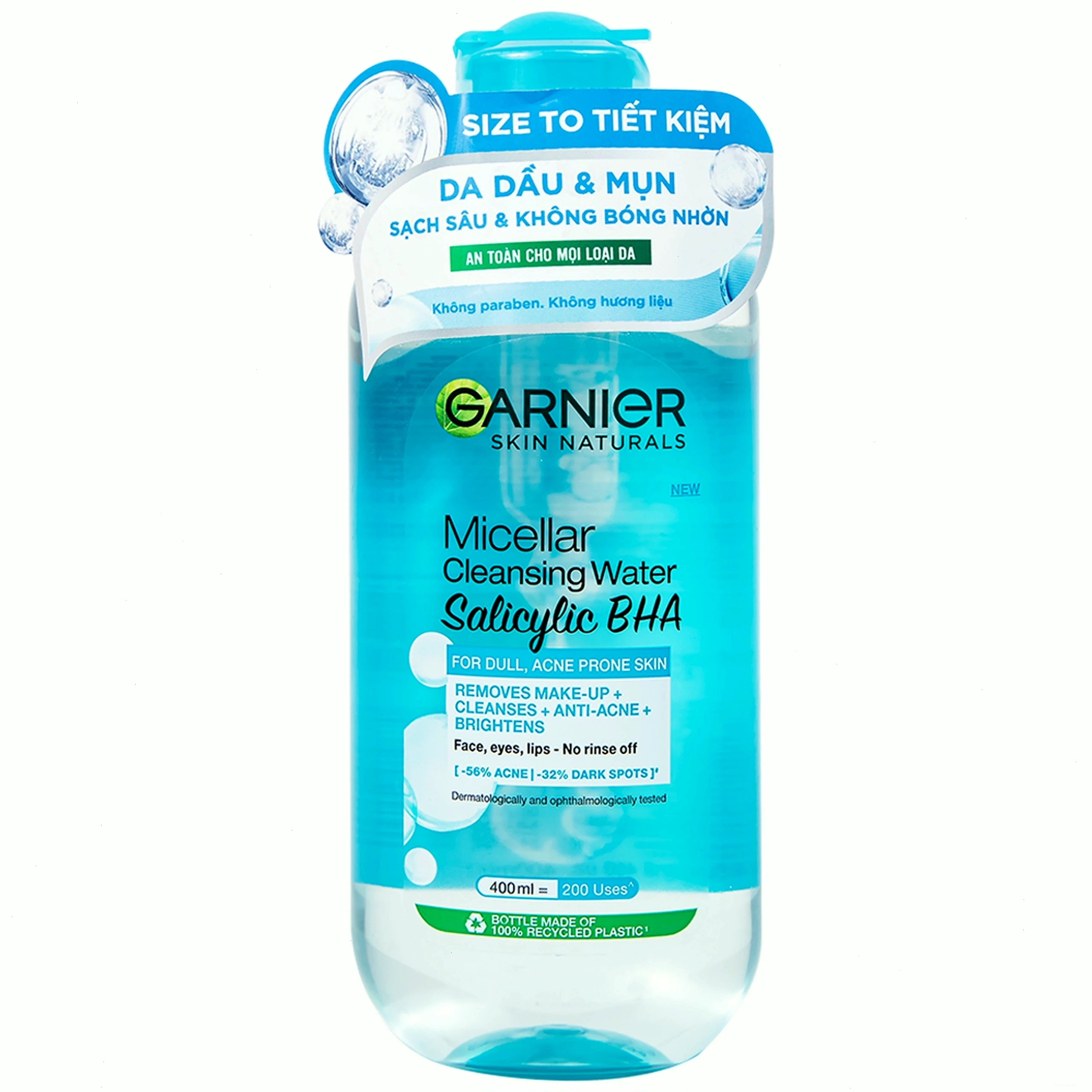 Hướng dẫn sử dụng nước tẩy trang Garnier