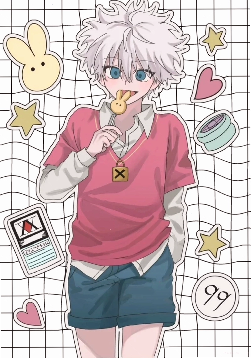 Killua phiên bản chibi đáng yêu