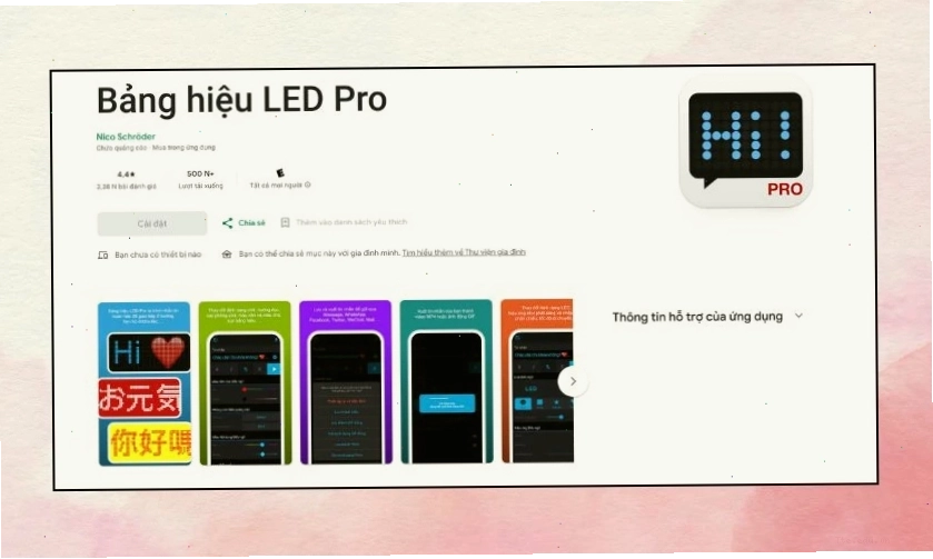 LED Banner Pro - ứng dụng chạy chữ trên điện thoại iPhone