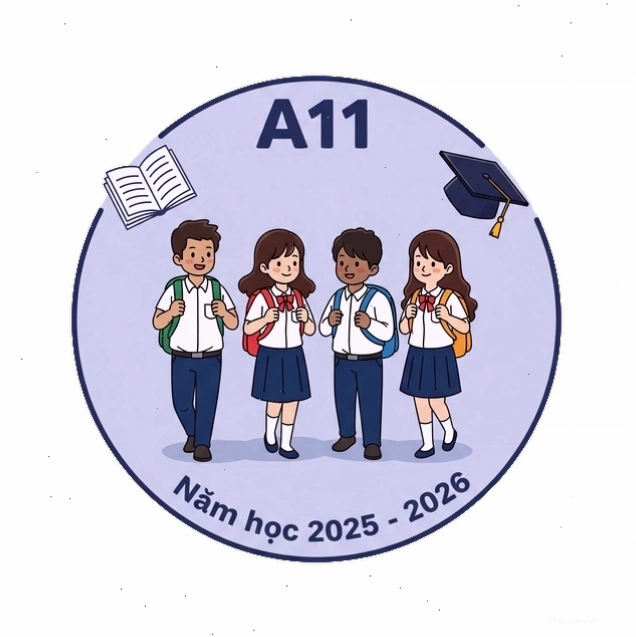 Logo lớp với thiết kế đơn giản nhưng ý nghĩa