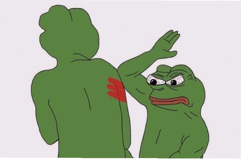 Meme ếch xanh giận dữ