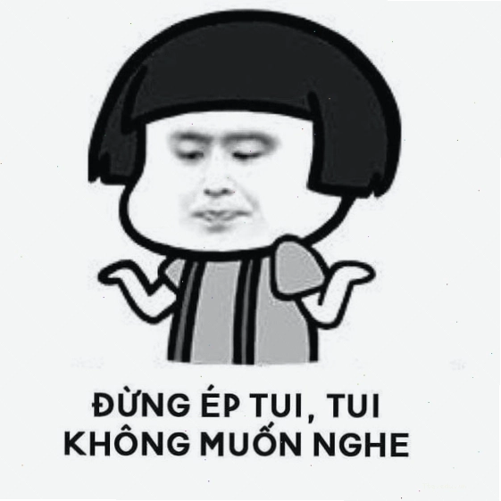 Meme gấu trúc không muốn nghe