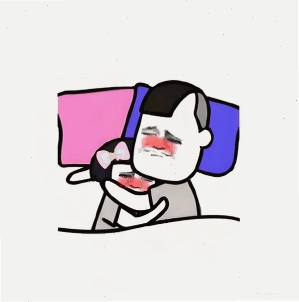 Meme ôm nhau ngủ thể hiện sự an toàn và tin tưởng