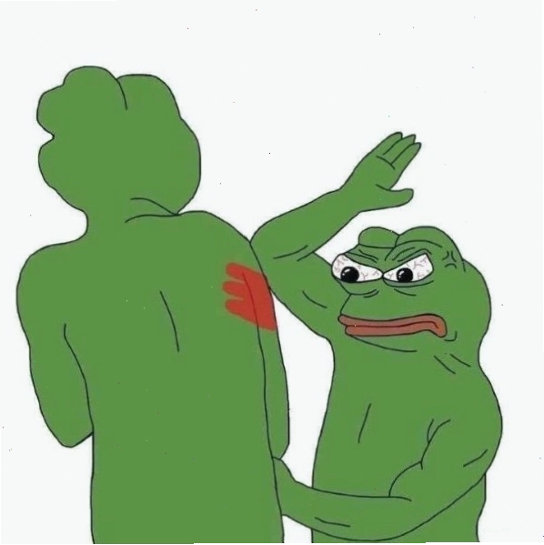 Meme tát hài hước với biểu cảm bất ngờ của nhân vật