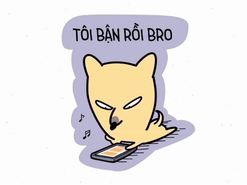 Meme tôi bận rồi bro thể hiện sự từ chối khéo léo