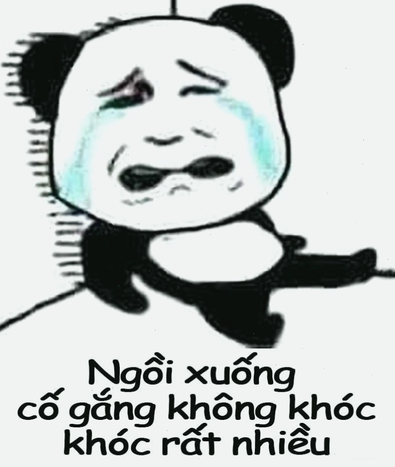 Meme Trung Quốc thể hiện nỗi buồn