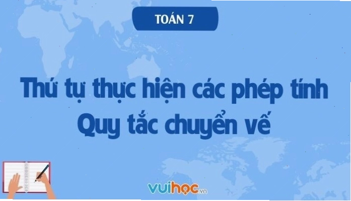 Minh họa quy tắc bỏ dấu ngoặc khi có dấu trừ phía trước