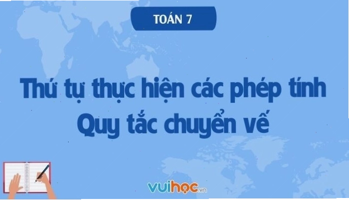 Minh họa thứ tự thực hiện phép tính và quy tắc dấu ngoặc trong toán học