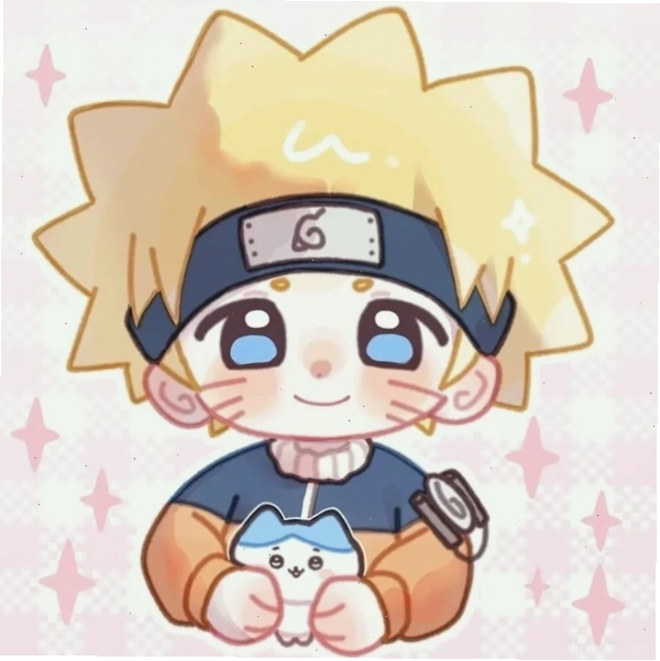 Naruto chibi với phong cách dễ thương