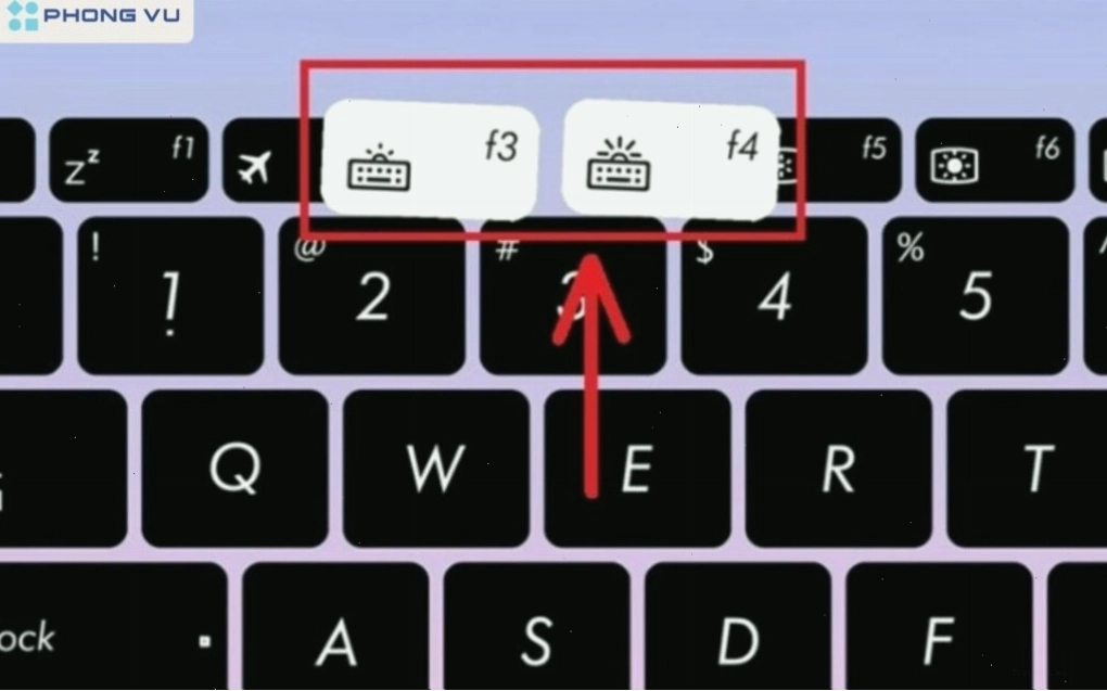Nhấn phím Fn và dấu cách để bật đèn bàn phím trên laptop Lenovo