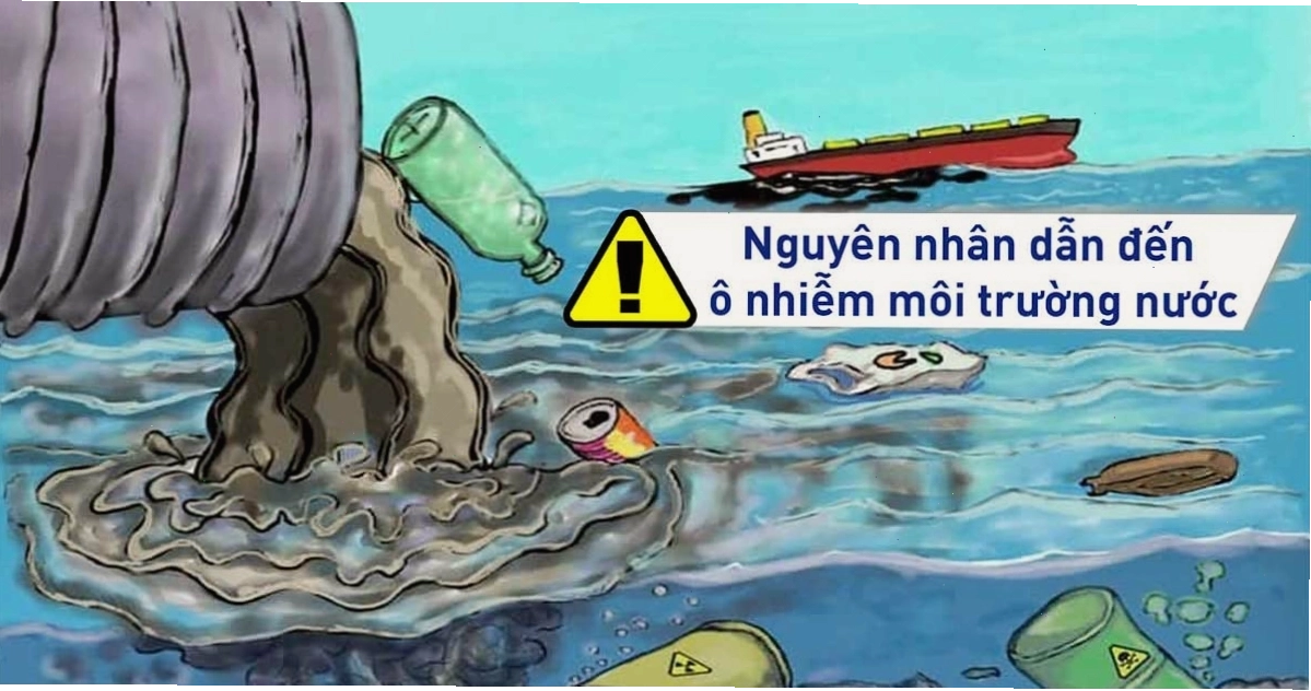 Nhiều nguyên nhân dẫn đến ô nhiễm môi trường nước, bao gồm nước thải công nghiệp và sinh hoạt