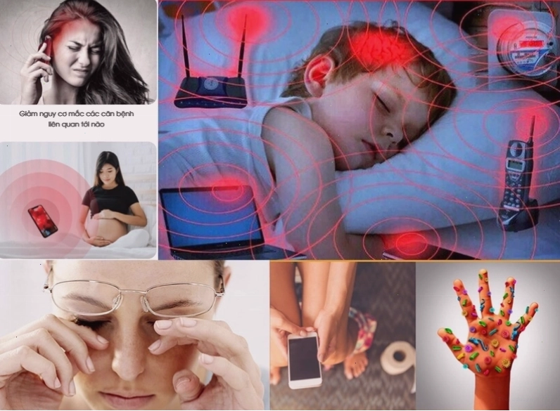 Nhiều thiết bị trong gia đình đều phát ra sóng điện từ