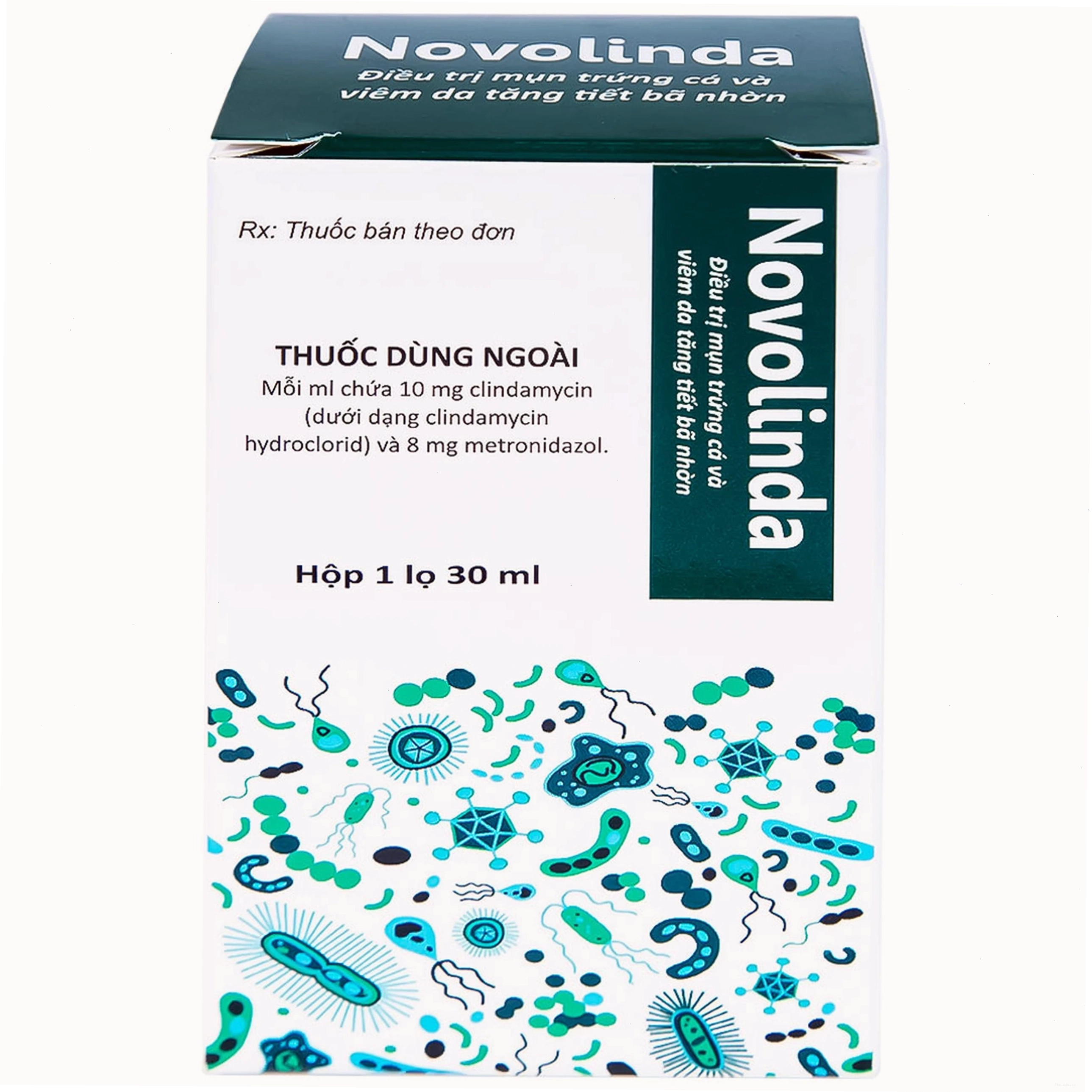 Sản phẩm Novolinda giúp kiểm soát dầu nhờn trên da