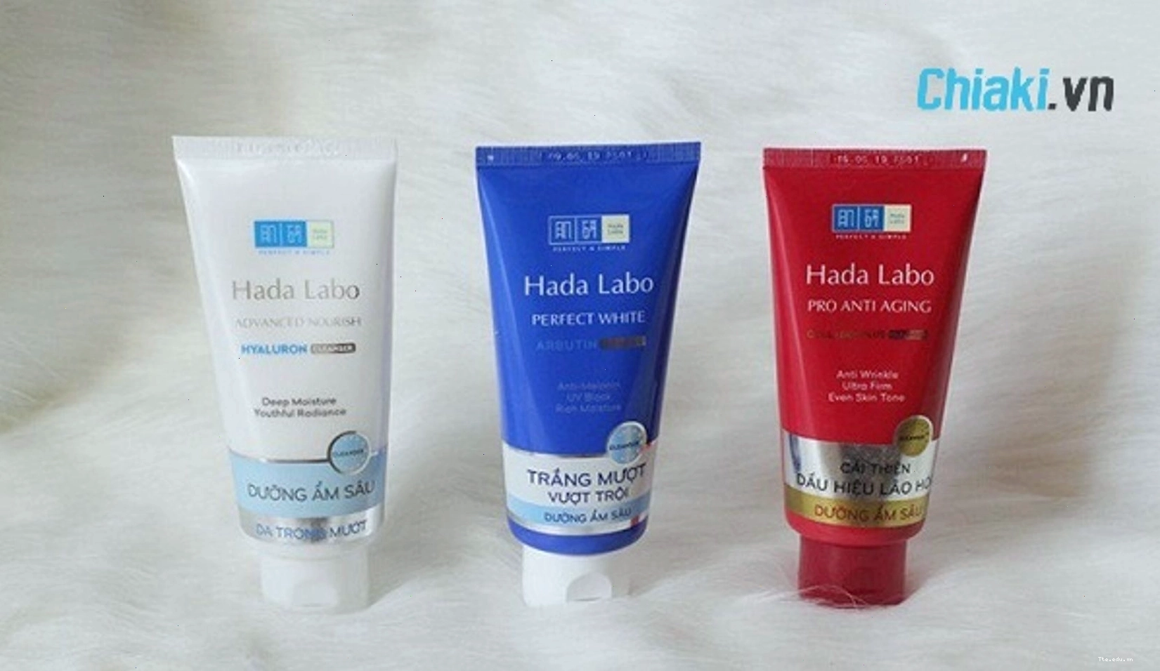 So sánh các dòng sữa rửa mặt Hada Labo
