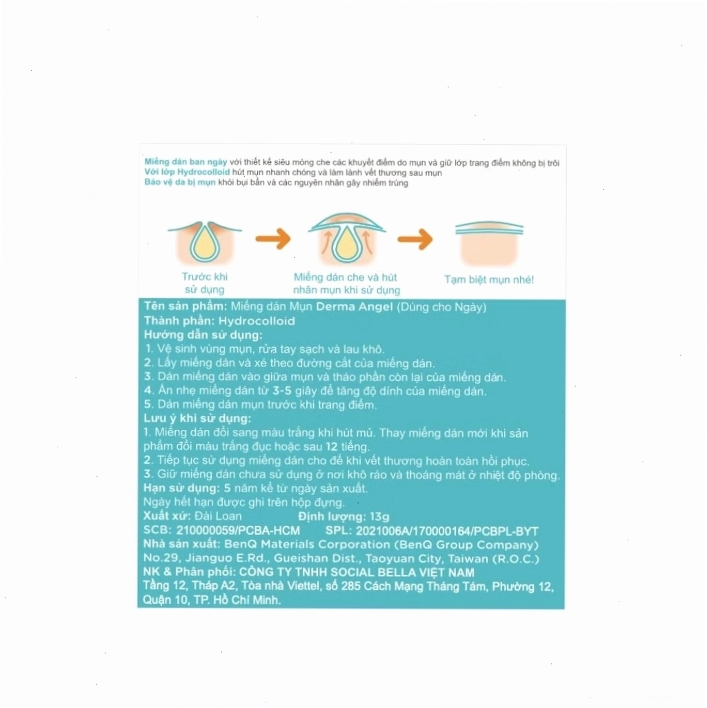 So sánh miếng dán mụn Derma Angel với các sản phẩm khác trên thị trường
