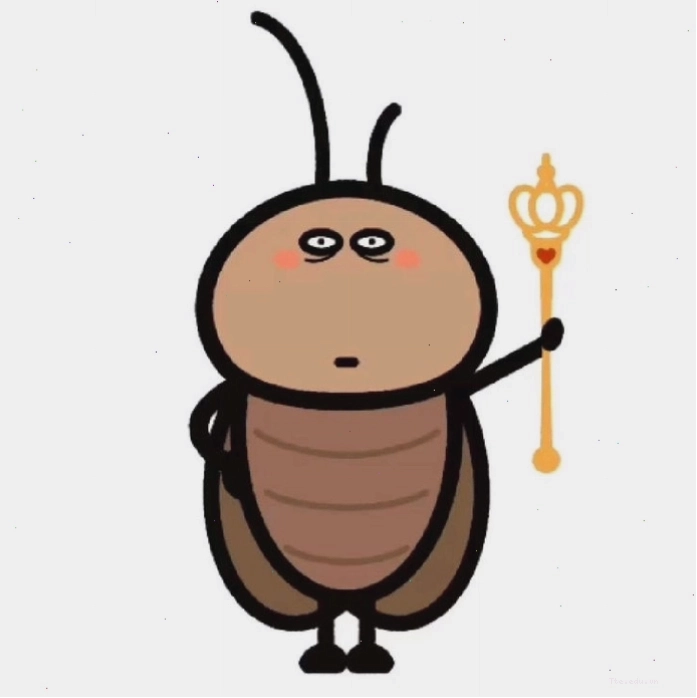 Sticker con gián mang tính giải trí cao