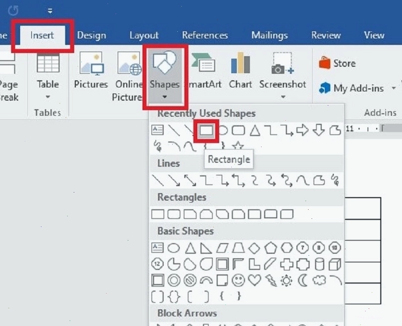 Sử dụng Shapes để tạo khung ghi chú tên tổ trong sơ đồ lớp học