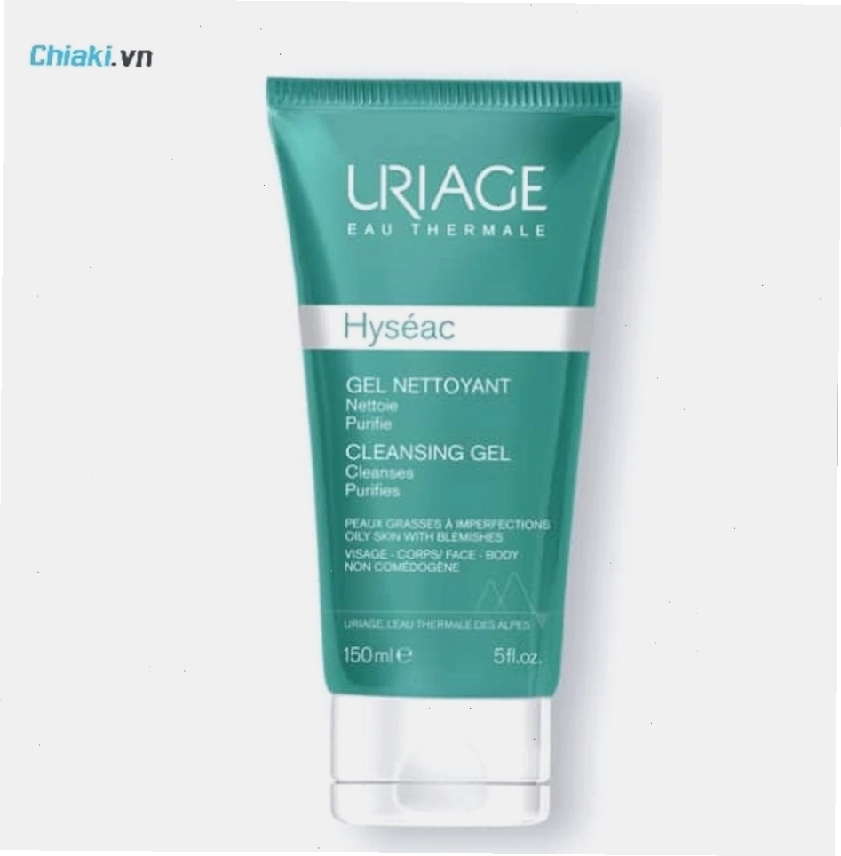 Sữa rửa mặt cho da khô dầu mụn Uriage Hyséac Cleansing Gel