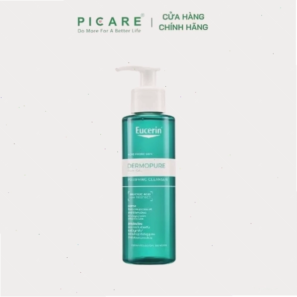 Sữa rửa mặt Eucerin Pro Acne Solution Cleansing Gel làm sạch sâu cho da dầu mụn