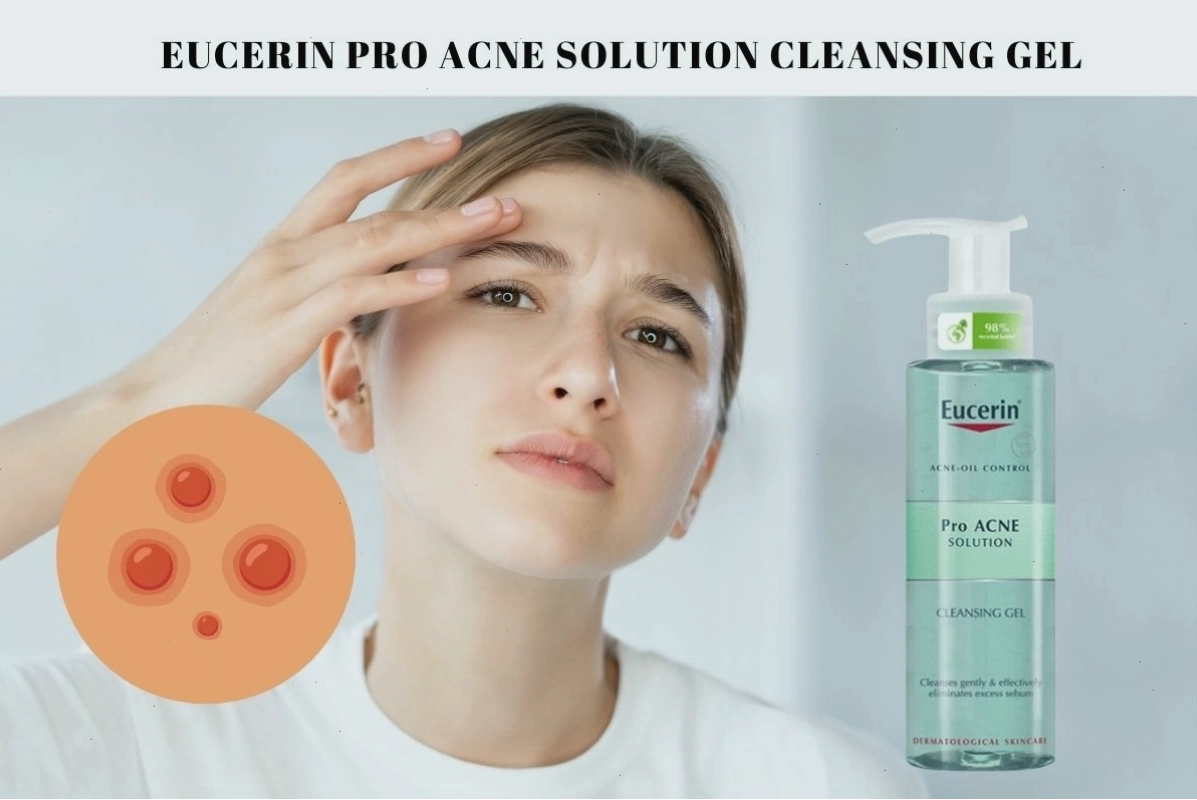 Sữa rửa mặt trị mụn Eucerin Pro Acne Solution Cleansing Gel