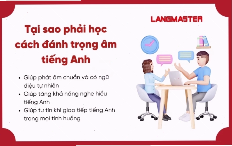 Tại sao cần học cách đánh trọng âm tiếng Anh