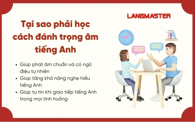 Tại sao cần học cách đánh trọng âm tiếng Anh để giao tiếp hiệu quả