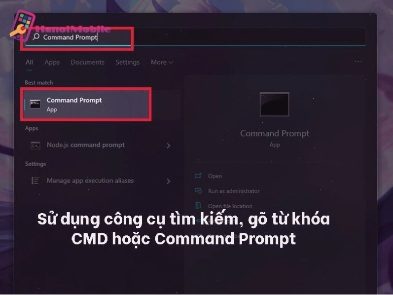 Tạo file văn bản bằng dòng lệnh