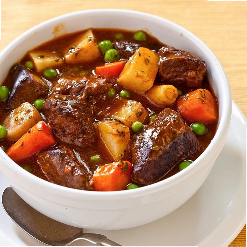 Thịt bò hầm cùng khoai tây và cà rốt