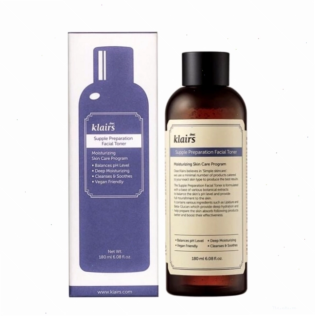Toner Klairs Supple Preparation Facial Toner phiên bản gốc dành cho da dầu mụn