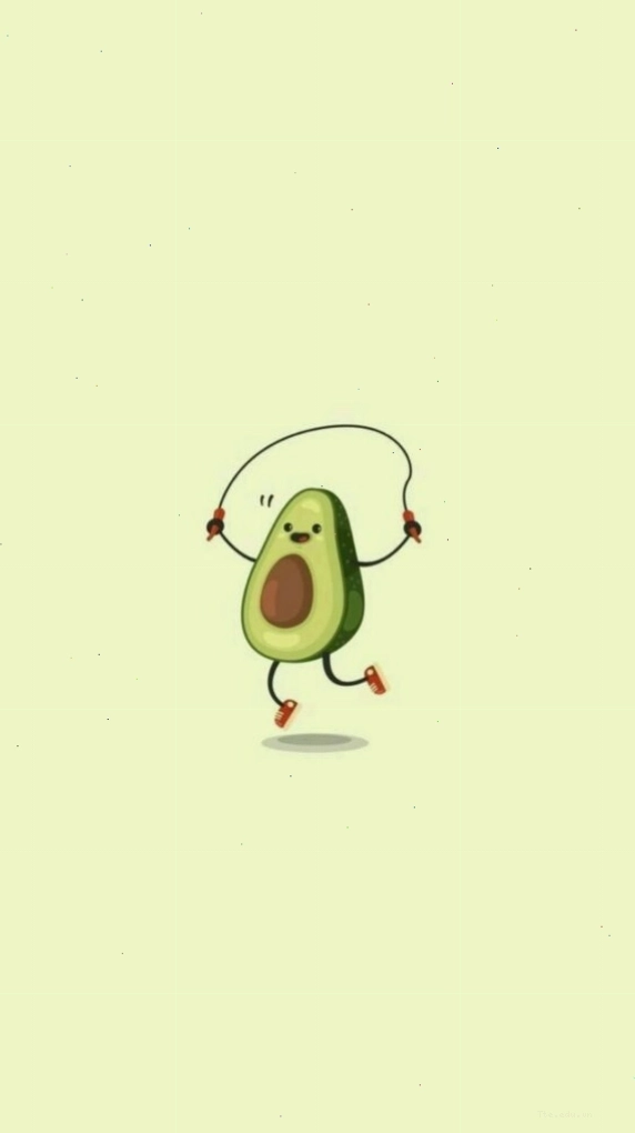Trái bơ nhảy múa, vô tri giữa nền vàng chanh, avatar meme độc đáo