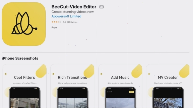 Ứng dụng BeeCut cho phép sáng tạo video độc đáo