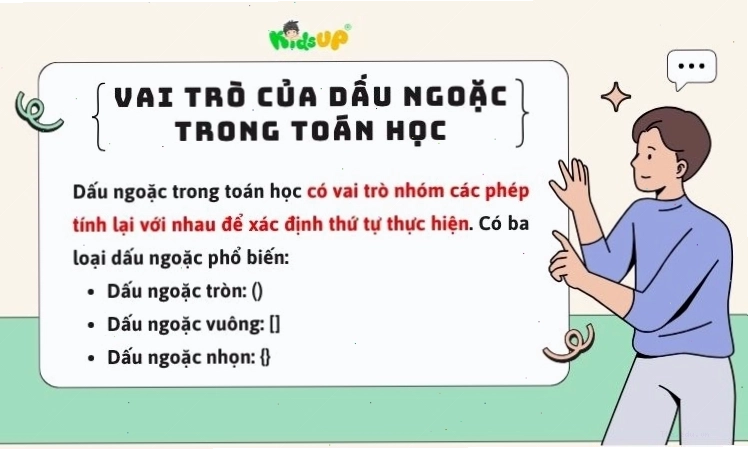 Vai trò quan trọng của dấu ngoặc trong các phép toán số học