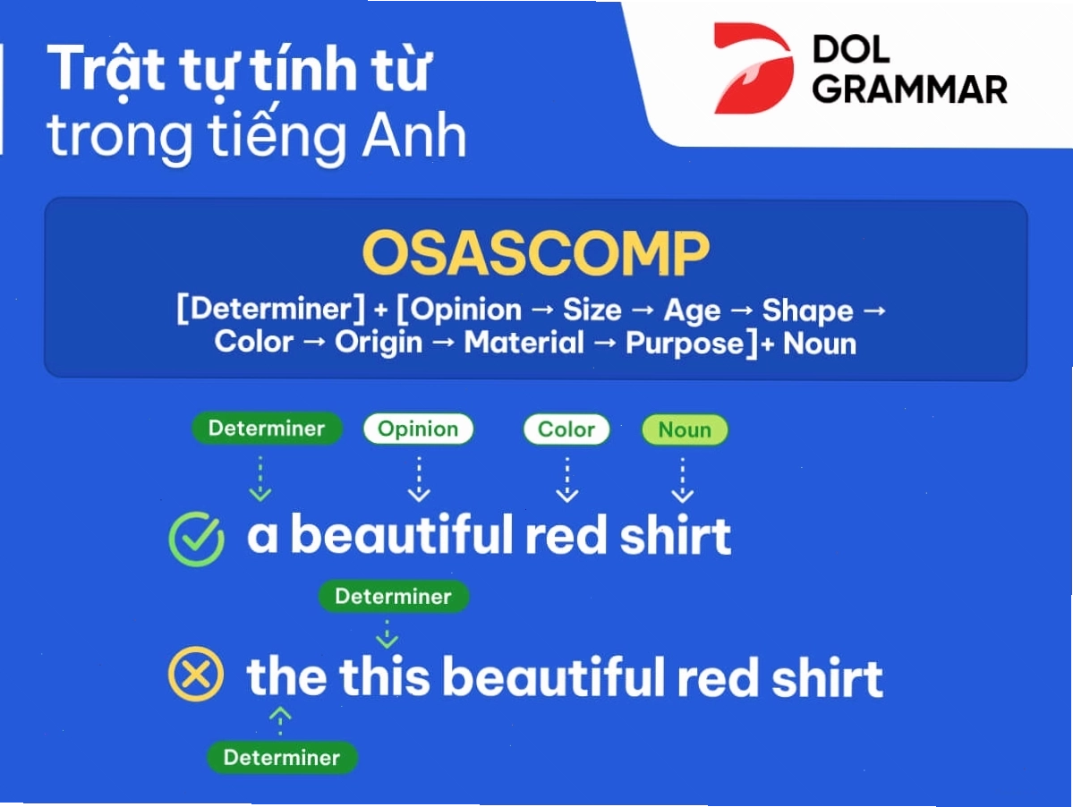 Ví dụ về tính từ chỉ ý kiến trong tiếng Anh