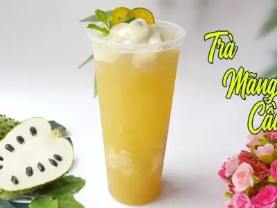 Hướng dẫn chi tiết cách làm trà mãng cầu thơm ngon tại nhà
