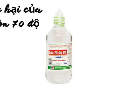 Tác hại của cồn 70 độ và những rủi ro khi sử dụng hàng ngày