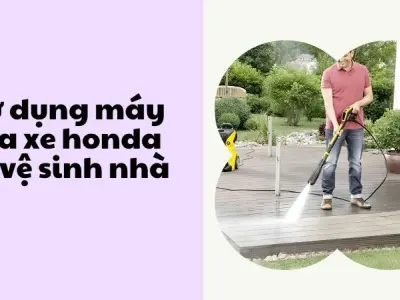 Máy rửa xe Honda - Bí quyết làm sạch sàn nhà hiệu quả