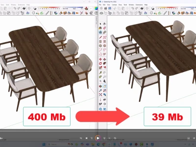 7 Cách làm nhẹ file SketchUp hiệu quả nhất 2026