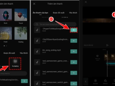 Hướng dẫn chi tiết cách làm video ảnh ghép nhạc trên điện thoại