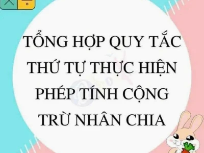 Quy tắc phép tính cộng trừ nhân chia: Hướng dẫn chi tiết và bài tập