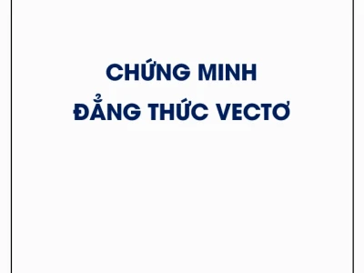 Quy tắc trọng tâm vecto và ứng dụng trong không gian