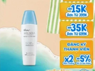 Review Kem chống nắng Skin Aqua Cho Da Dầu Mụn: Giải Pháp Tối Ưu 2026